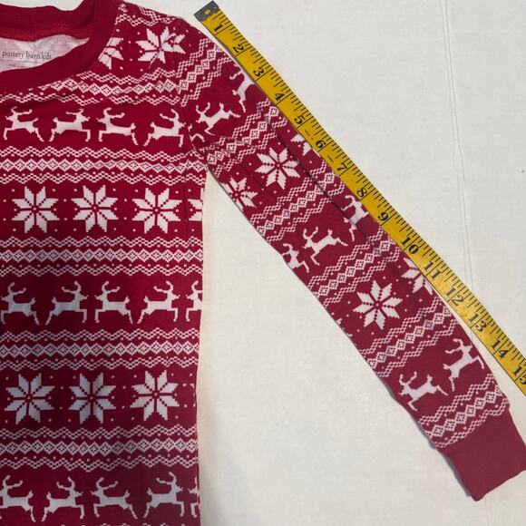 Pottery Barn Kids 8 PJ Set Sustainable Organic Cotton Holiday Warm Cozy Comfy - Picture 8 of 14
